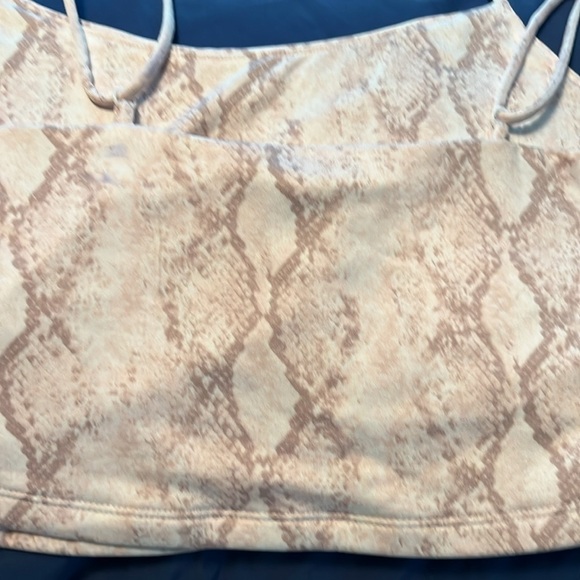 Pastel snake print crop - Picture 4 of 4